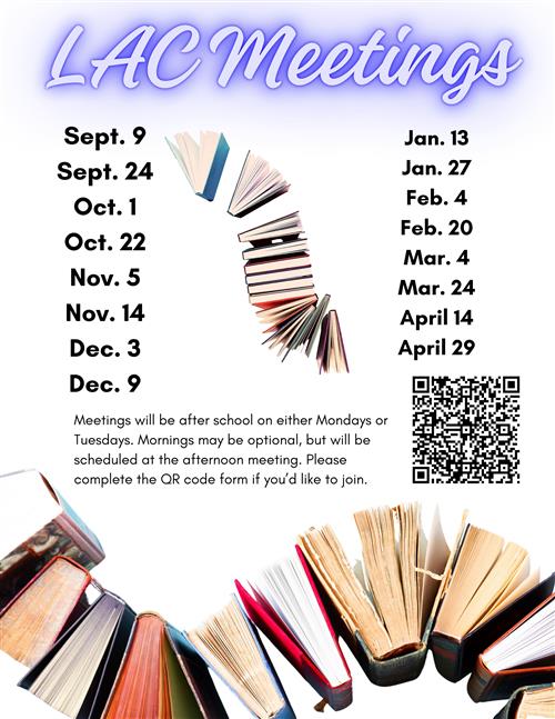 This gives the dates of the QVMS LAC meetings.